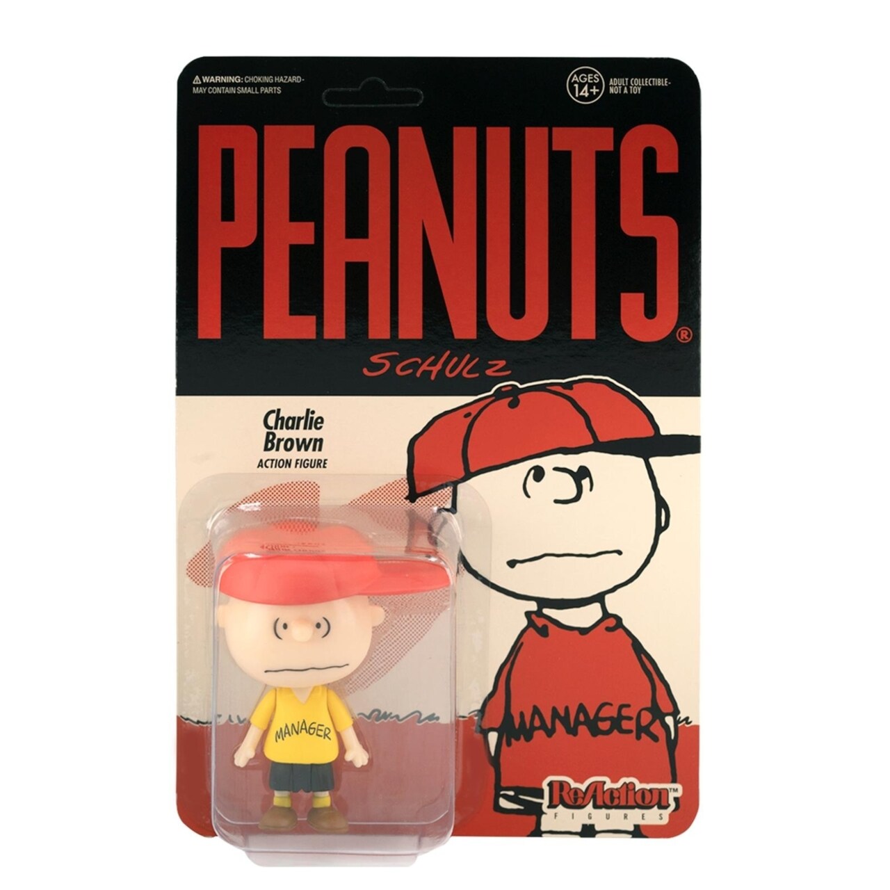 Super7 Peanuts Wave 2 Charlie Brown Manager Baseball Schulz Classic Comic Strip